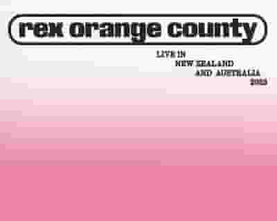 Rex Orange County tickets blurred poster image