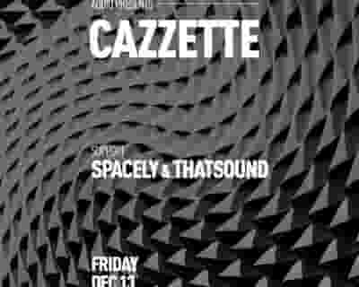 Cazzette tickets blurred poster image