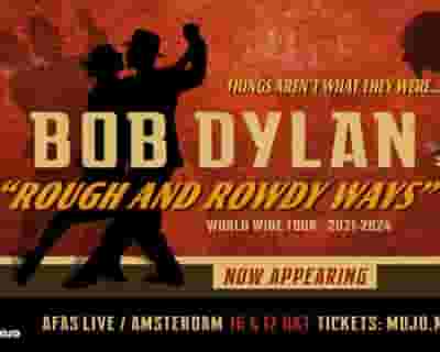 Bob Dylan tickets blurred poster image