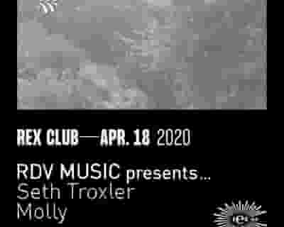 RDV Music presents: Seth Troxler & Molly tickets blurred poster image