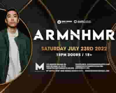Armnhmr tickets blurred poster image