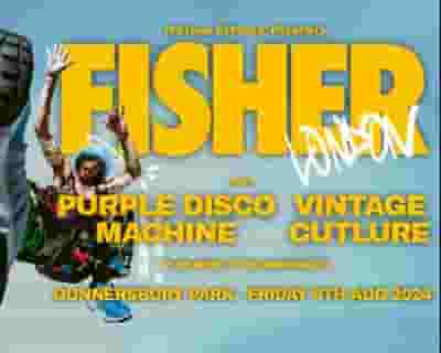 FISHER London tickets blurred poster image