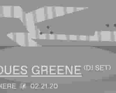 Jacques Greene tickets blurred poster image