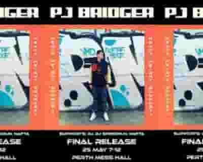 PJ Bridger tickets blurred poster image
