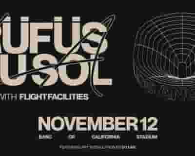 RUFUS DU SOL tickets blurred poster image
