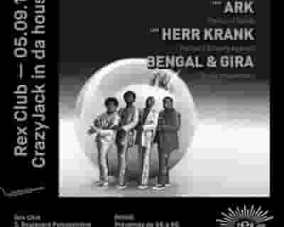 Crazyjack In Da House: Ark Live, Herr Krank Live, Bengal & Gira tickets blurred poster image
