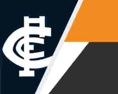 AFL Round 24 - Carlton vs GWS tickets blurred poster image