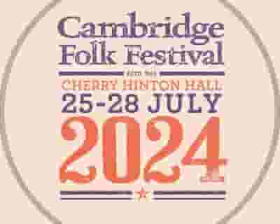 Cambridge Folk Festival 2024 tickets blurred poster image