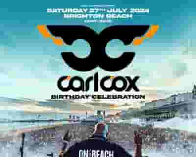 On The Beach 2024 - Carl Cox tickets blurred poster image