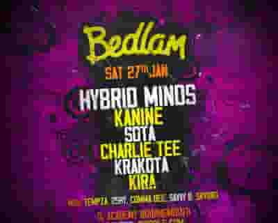 Bedlam feat Hybrid Minds, Kanine, Sota & More tickets blurred poster image