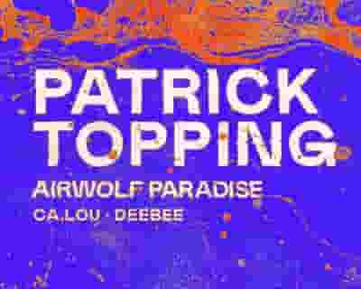 Patrick Topping tickets blurred poster image