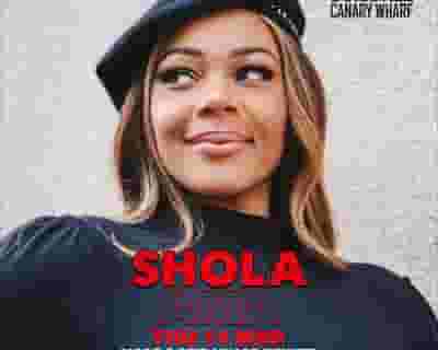 Shola Ama tickets blurred poster image