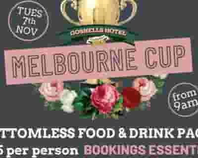 Melbourne Cup 2023 tickets blurred poster image