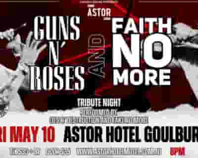 Guns N’ Roses and Faith No More Tribute Night Tour tickets blurred poster image
