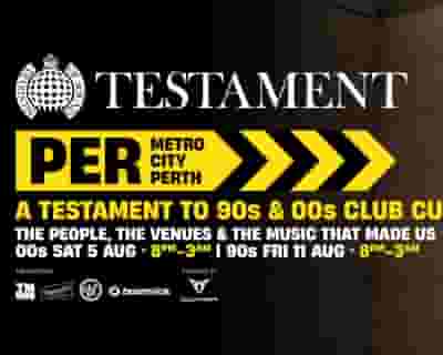 Ministry of Sound: Testament — Perth tickets blurred poster image