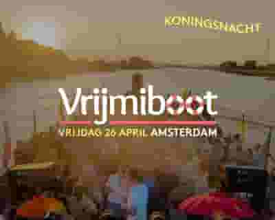 Vrijmiboot Amsterdam Koningsnacht tickets blurred poster image