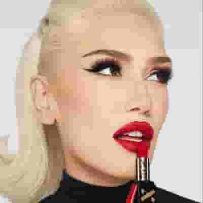 Gwen Stefani blurred poster image