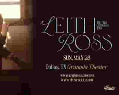 Leith Ross tickets blurred poster image