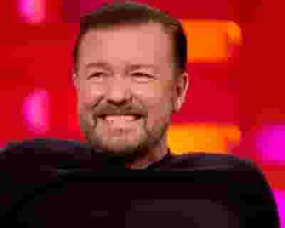 Ricky Gervais tickets blurred poster image