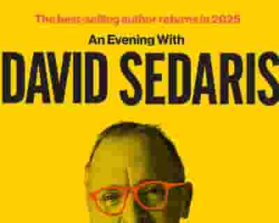 David Sedaris tickets blurred poster image
