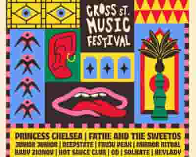Cross St Music Festival 2024 tickets blurred poster image