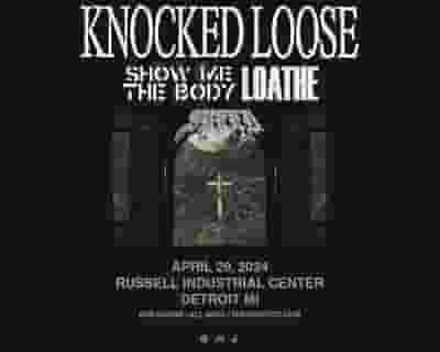 Knocked Loose tickets blurred poster image