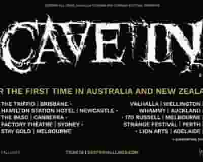 Cave In tickets blurred poster image