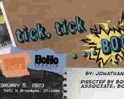 tick, tick...BOOM! tickets blurred poster image