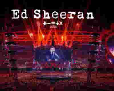 Ed Sheeran | + - = ÷ X Tour tickets blurred poster image