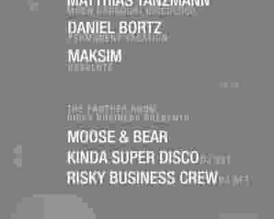 Matthias Tanzmann/ Daniel Bortz/ Maksim and Risky Business in The Panther Room tickets blurred poster image