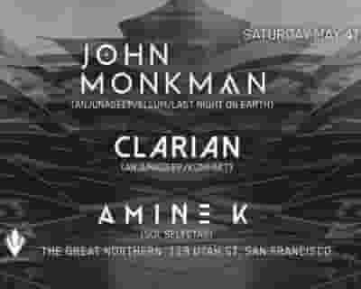 Anjunadeep's John Monkman & Clarian with Amine K (Sol Selectas) & Darren Grayson (Distrikt) tickets blurred poster image