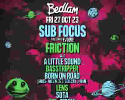 Bedlam in Cardiff Halloween tickets blurred poster image