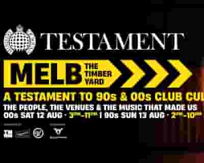 Ministry of Sound: Testament — Melbourne tickets blurred poster image