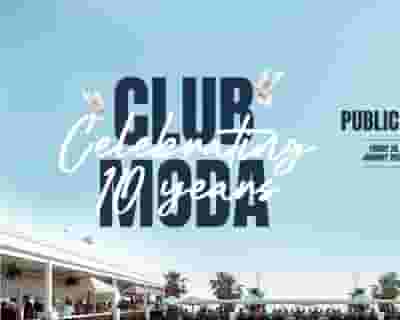 Club Moda | 10 Years of Moda tickets blurred poster image