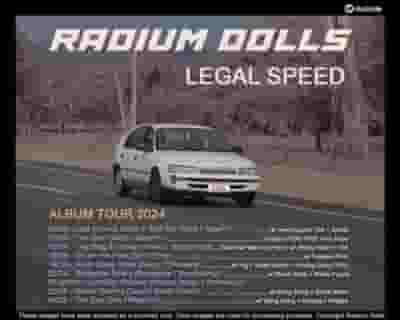 Radium Dolls ‘LEGAL SPEED’ Album Tour tickets blurred poster image