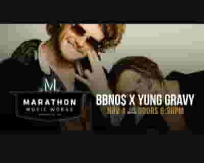 bbno$ x Yung Gravy tickets blurred poster image