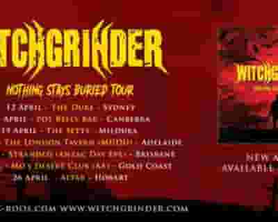 Witchgrinder “Nothing Stays Buried” Album Launch tickets blurred poster image