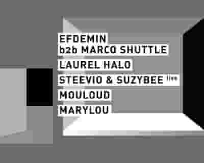 Concrete: Efdemin b2b Marco Shuttle, Laurel Halo, Steevio & Suzybee Live tickets blurred poster image