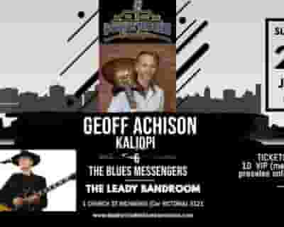 Geoff Achison tickets blurred poster image