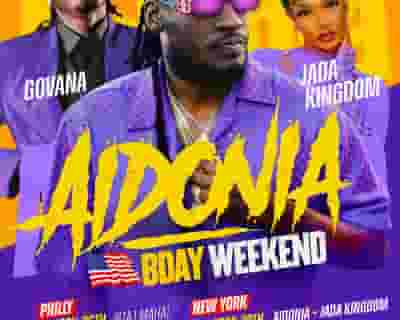 Aidonia tickets blurred poster image