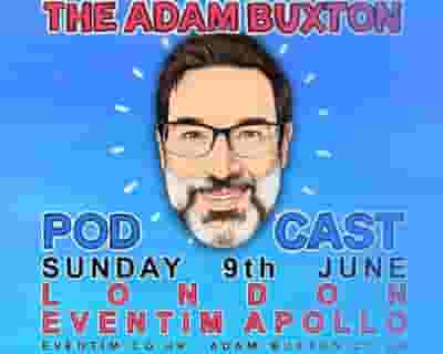Adam Buxton tickets blurred poster image