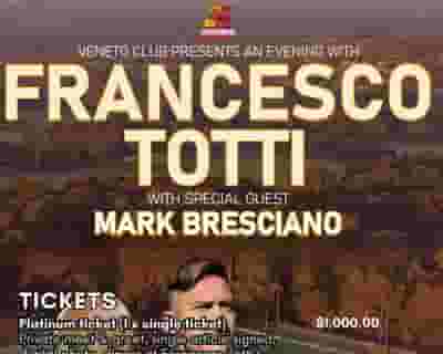 Francesco Totti tickets blurred poster image