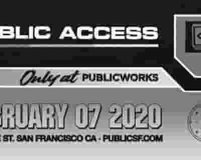 Public Access tickets blurred poster image