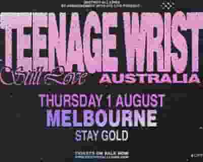 Teenage Wrist tickets blurred poster image