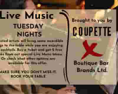 Tuesday Live Music Voucher with Boutique Bar Brands tickets blurred poster image