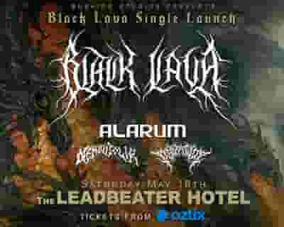 Black Lava tickets blurred poster image