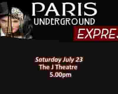 Paris Underground Express tickets blurred poster image