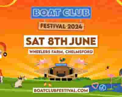 Boat Club Festival 2024 tickets blurred poster image