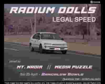 Radium Dolls ‘Legal Speed’ Album Tour tickets blurred poster image