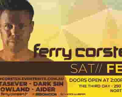 Ferry Corsten tickets blurred poster image